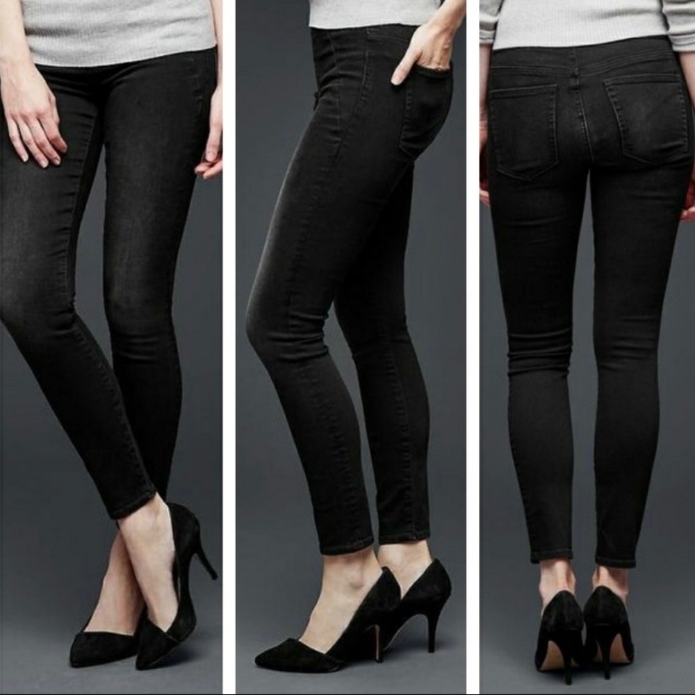 Gap 1969 Resolution Pull-On Legging Black Jeans